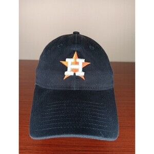 Houston Astros New Era 9twenty Women Strapback Hat Faded Black OS 100% Cotton